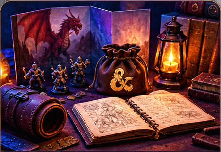RPG campaign gear and tabletop accessories